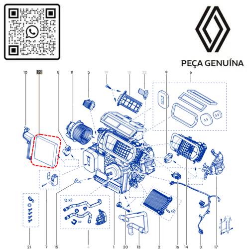 RN 71665R 272771665R FILTRO DO AR COND. KARDIAN - 3